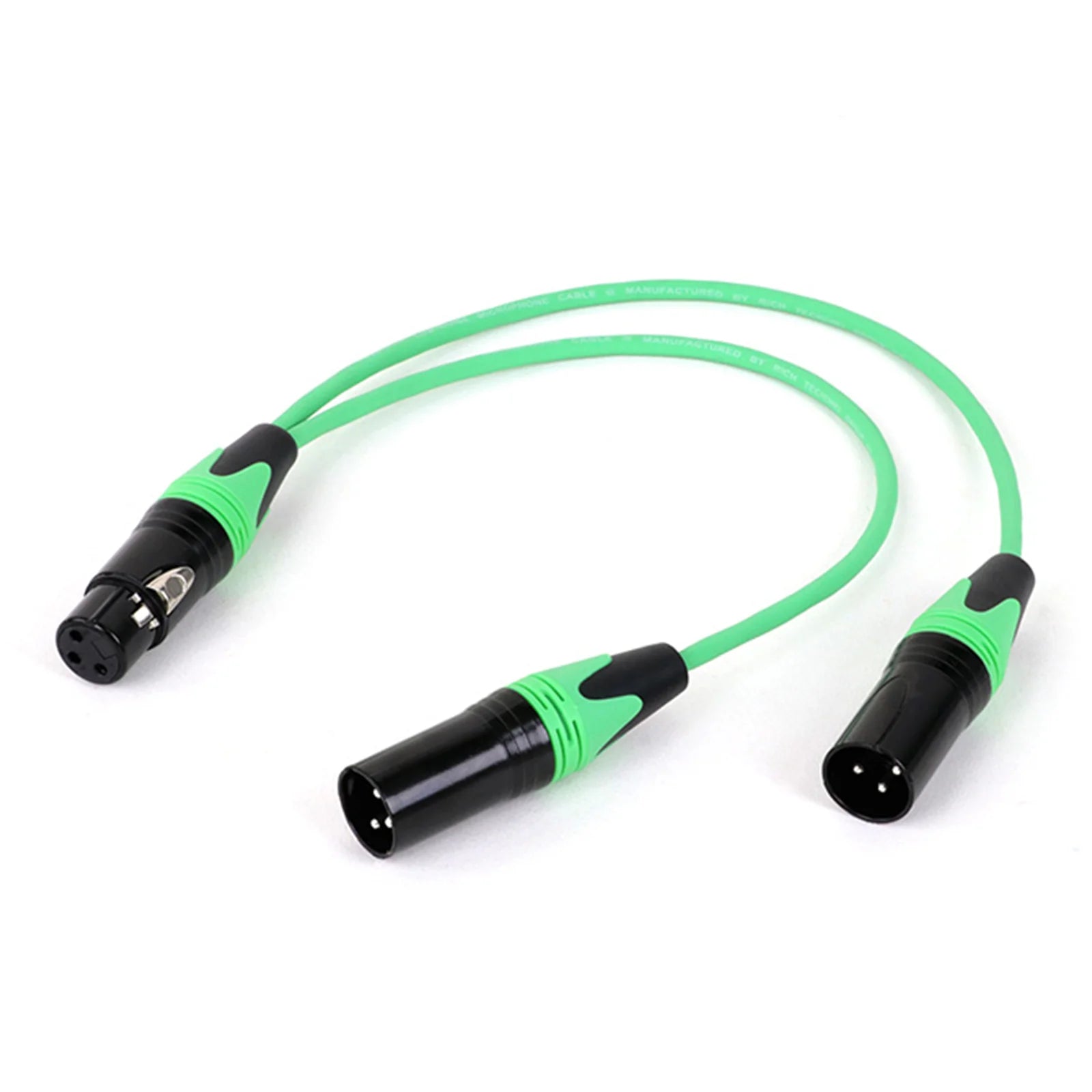 XLR Y-Splitter Cable (1x Female to 2x Male)