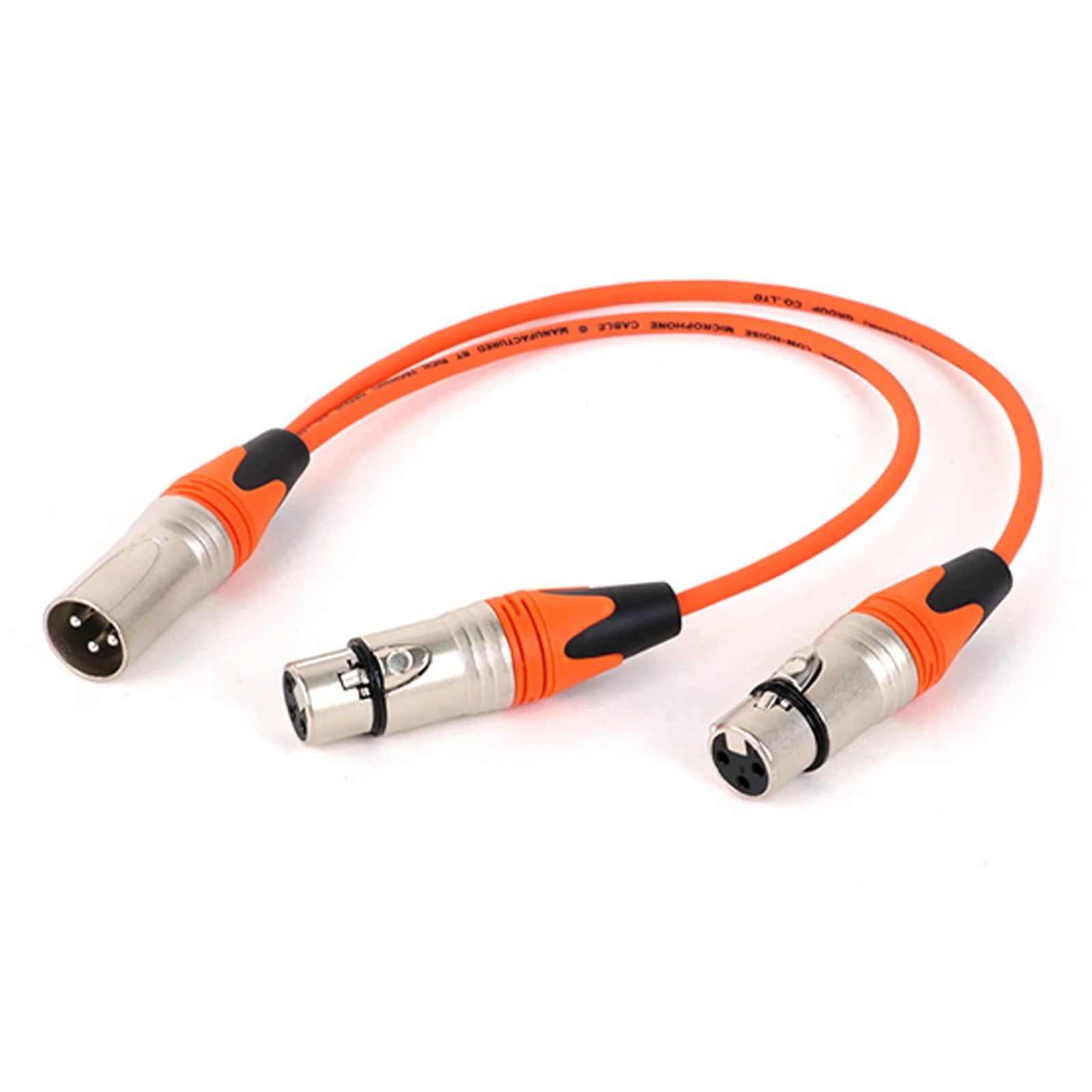 XLR Y-Splitter Cable (1 Male to 2 Female)