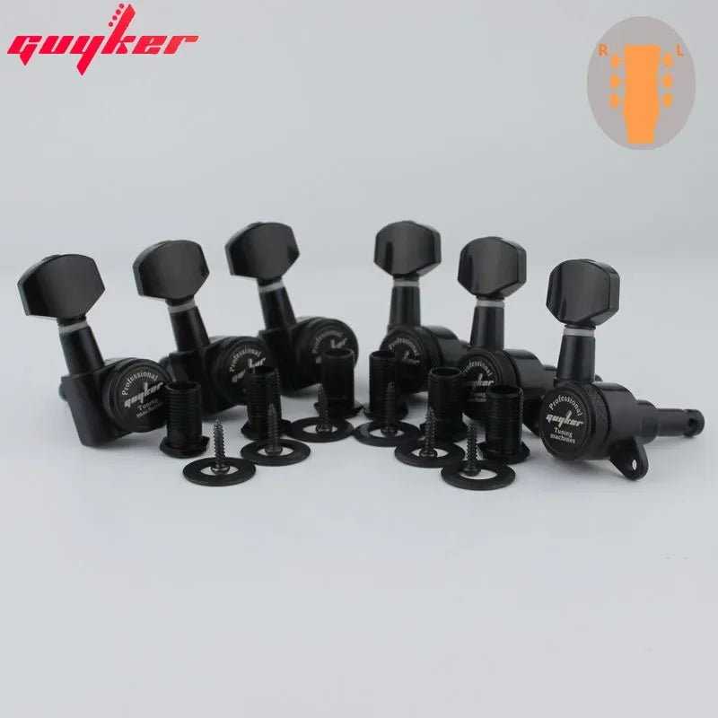 GUYKER Black Locking Guitar Tuners