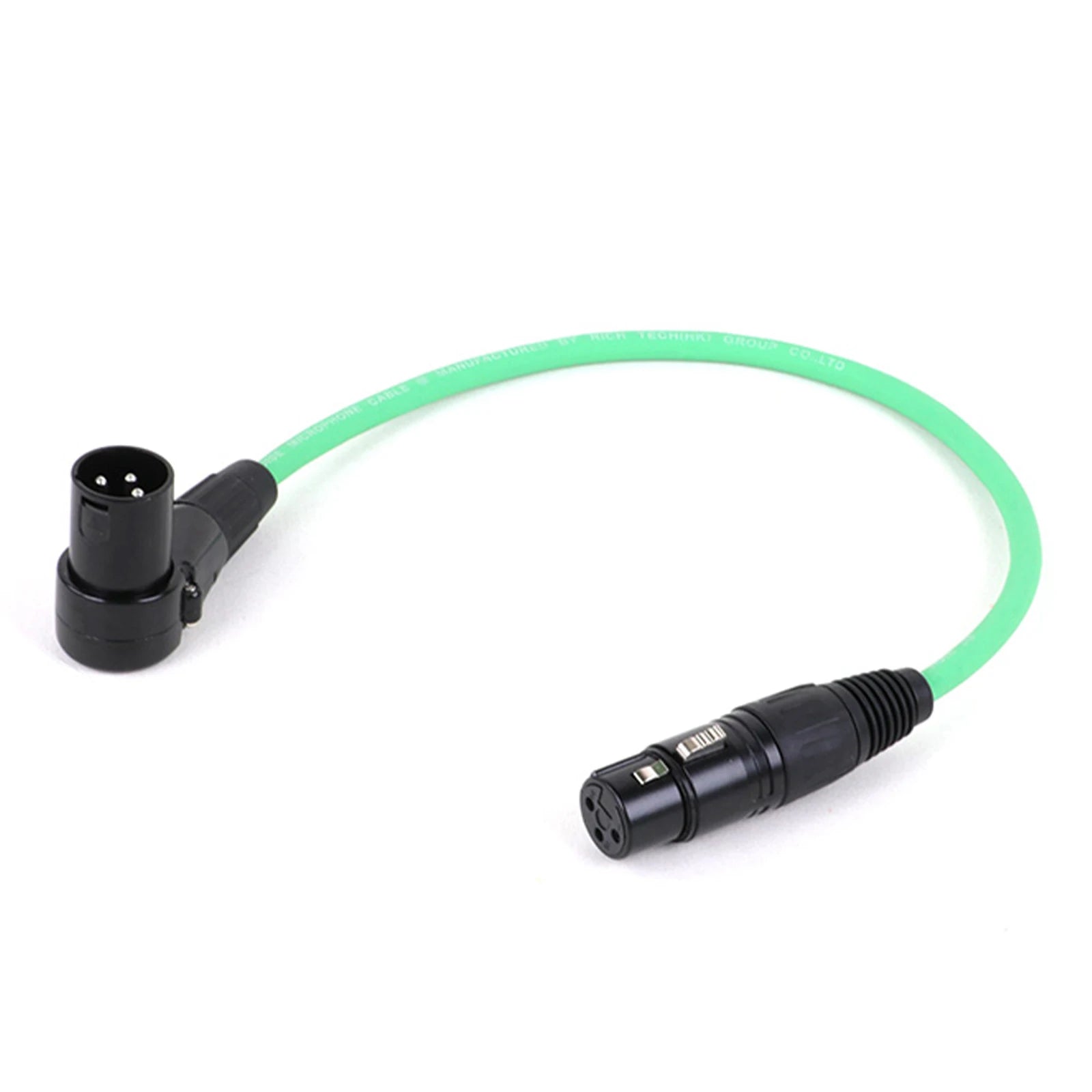 Right Angle XLR Microphone Cable (3-Pin)