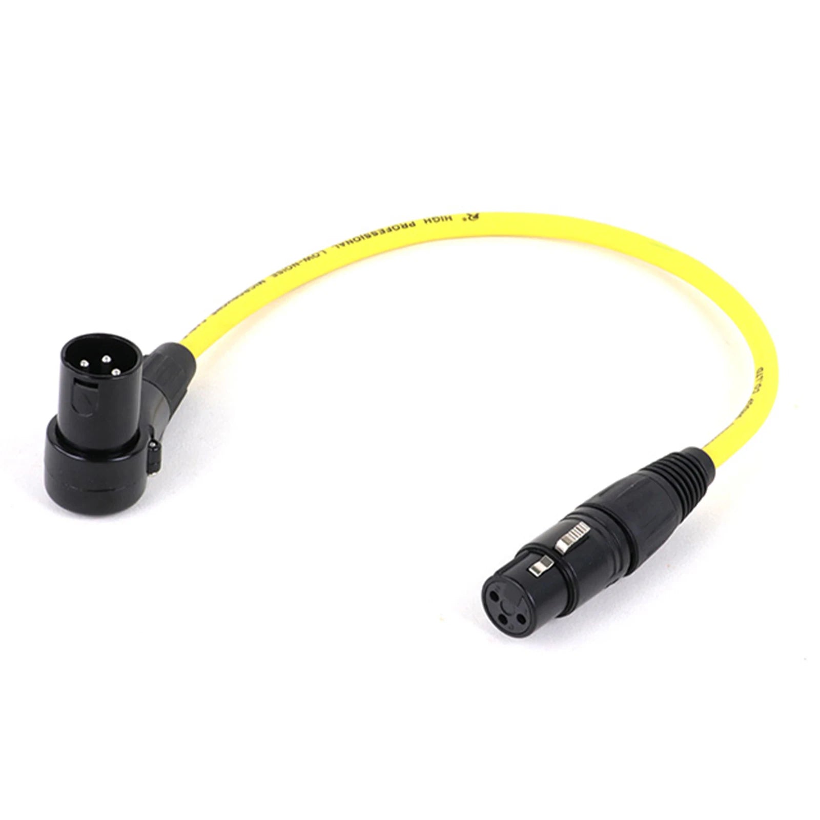 Right Angle XLR Microphone Cable (3-Pin)