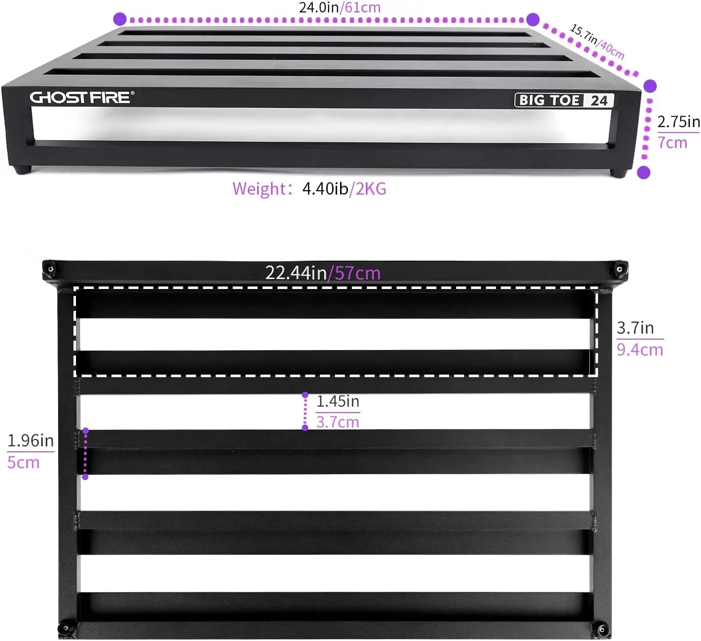 Ghost Fire V-Series Pedalboard
