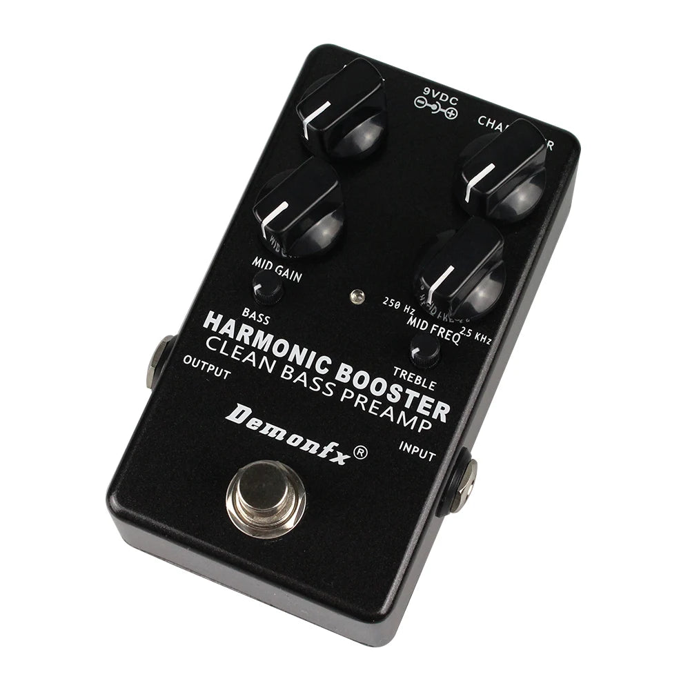 DemonFX Harmonic Booster Bass Preamp Pedal