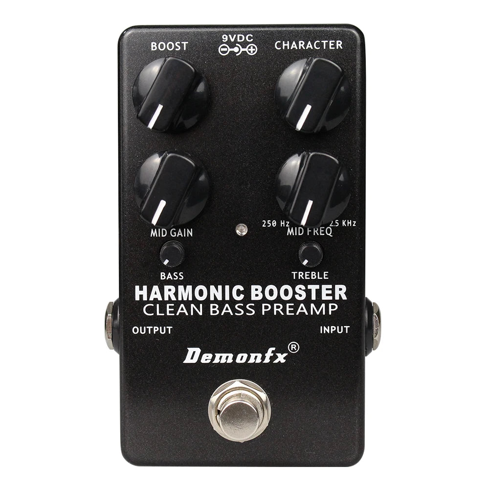 DemonFX Harmonic Booster Bass Preamp Pedal