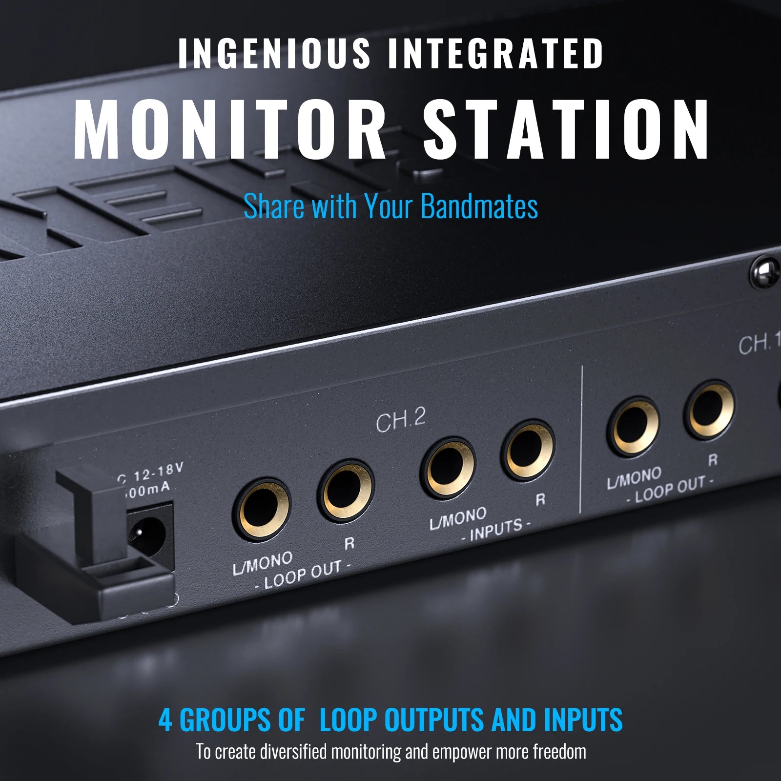 Phenyx Pro PTM-33 4-Channel Mono Wireless IEM System