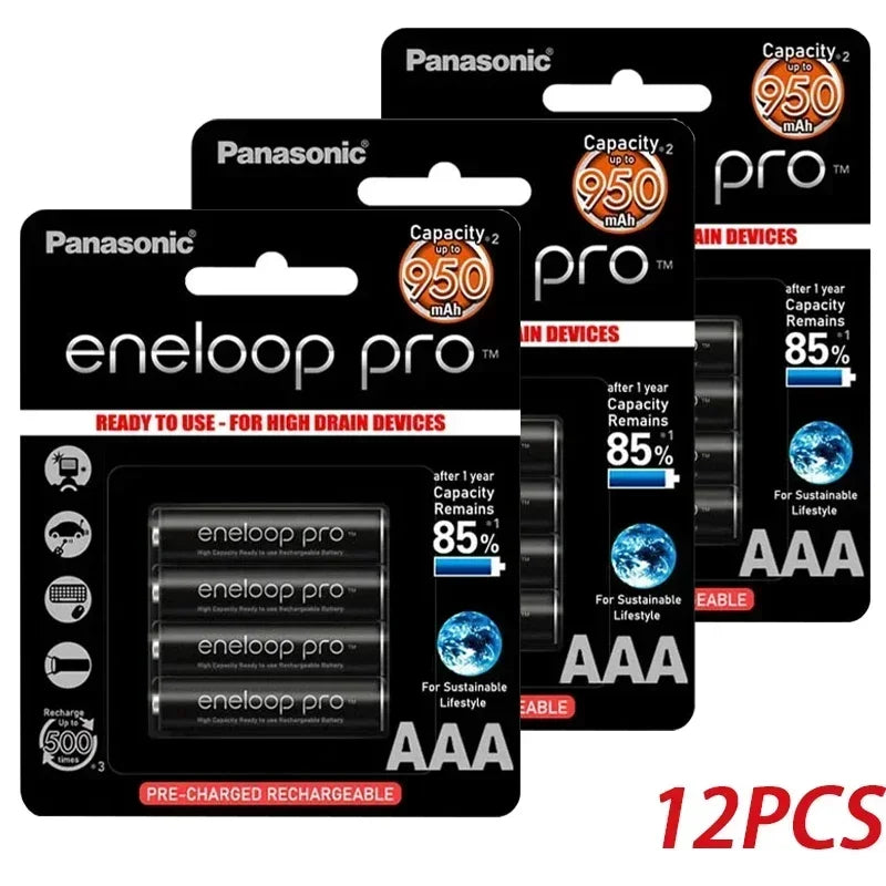 Panasonic Eneloop Pro AAA Rechargeable Batteries