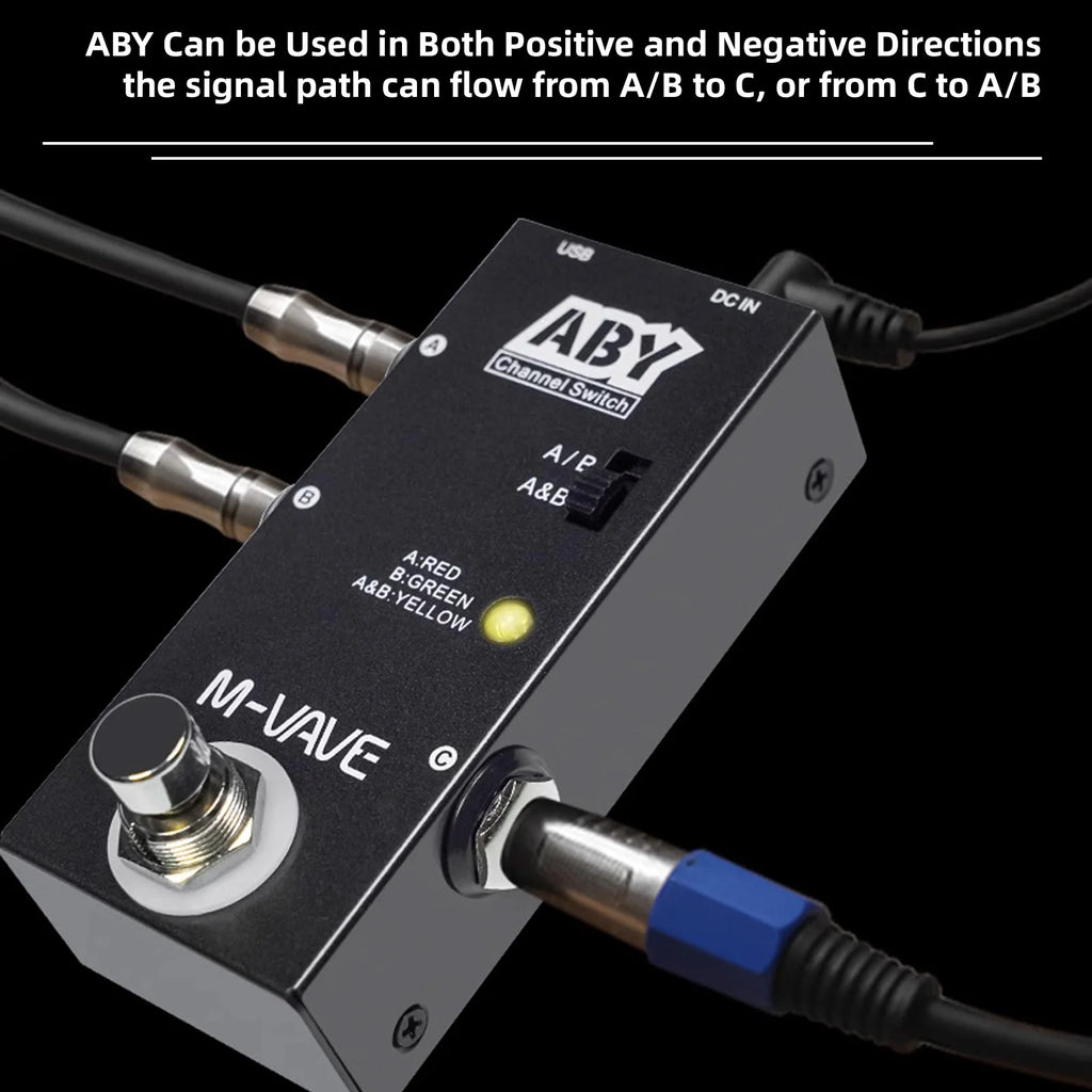 M-VAVE ABY Line Selector Pedal