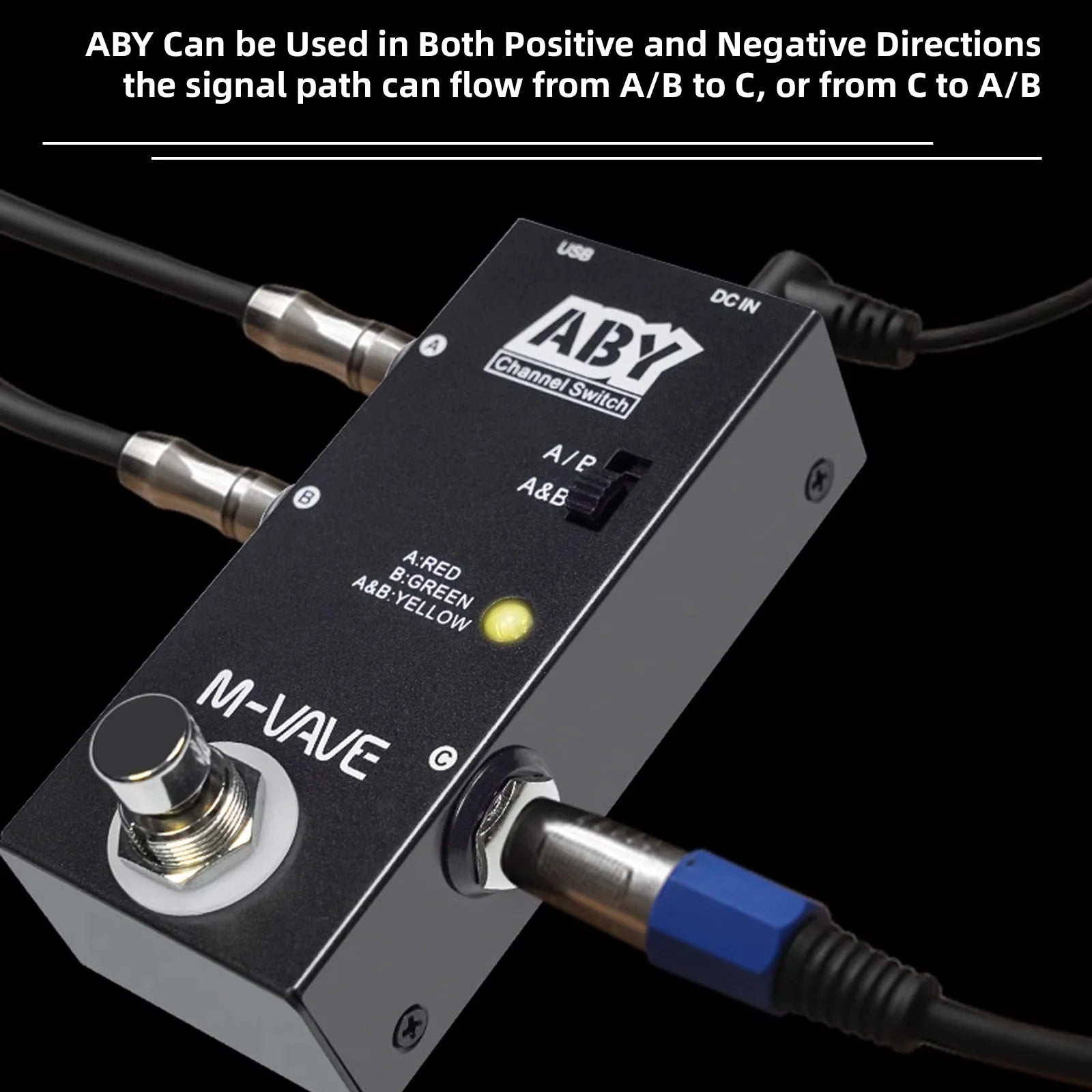 M-VAVE ABY Line Selector Pedal