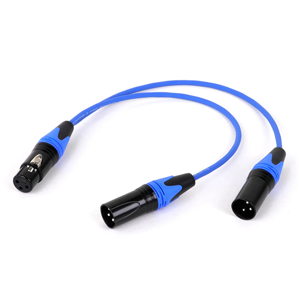 XLR Y-Splitter Cable (1x Female to 2x Male)