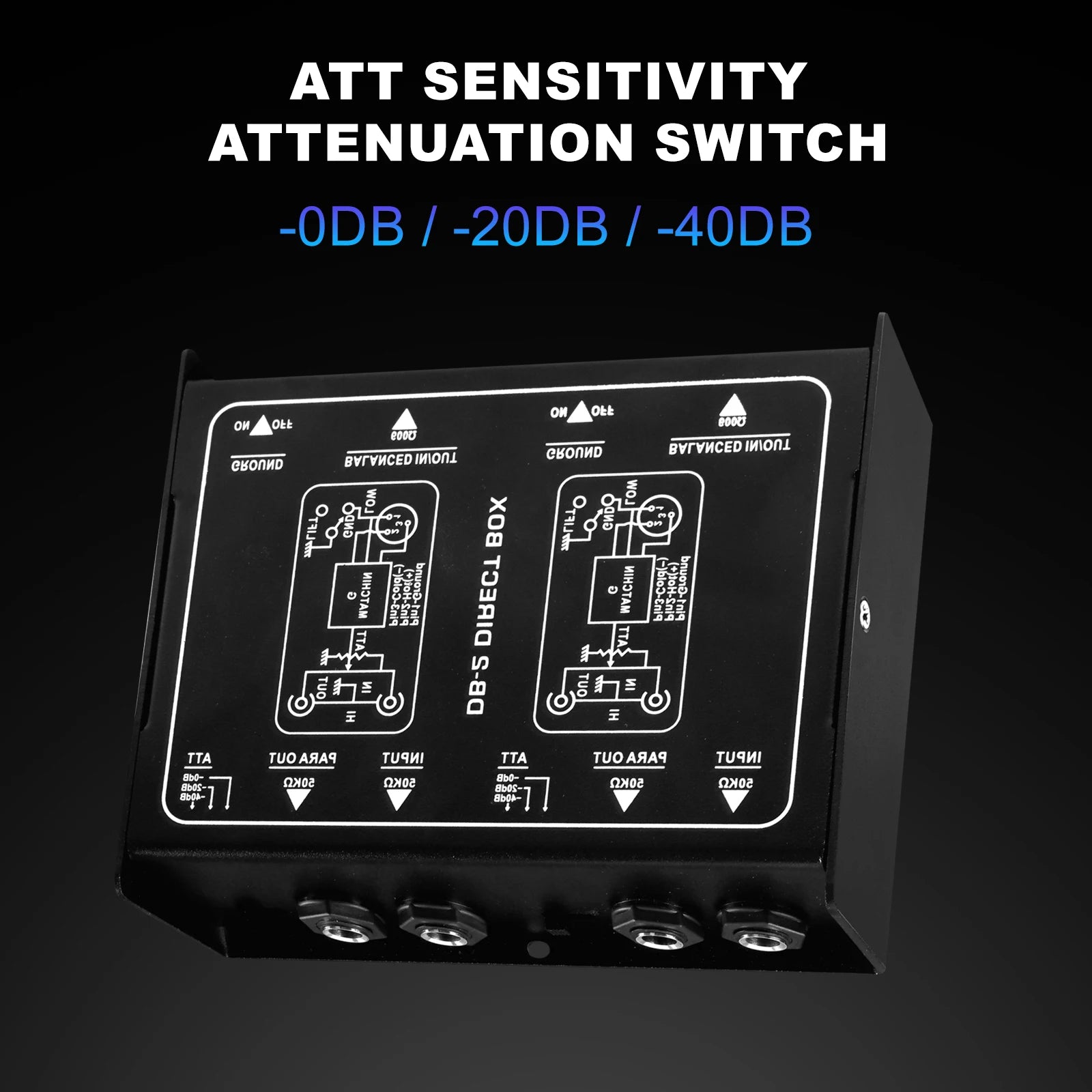 Dual-Channel Passive DI Box