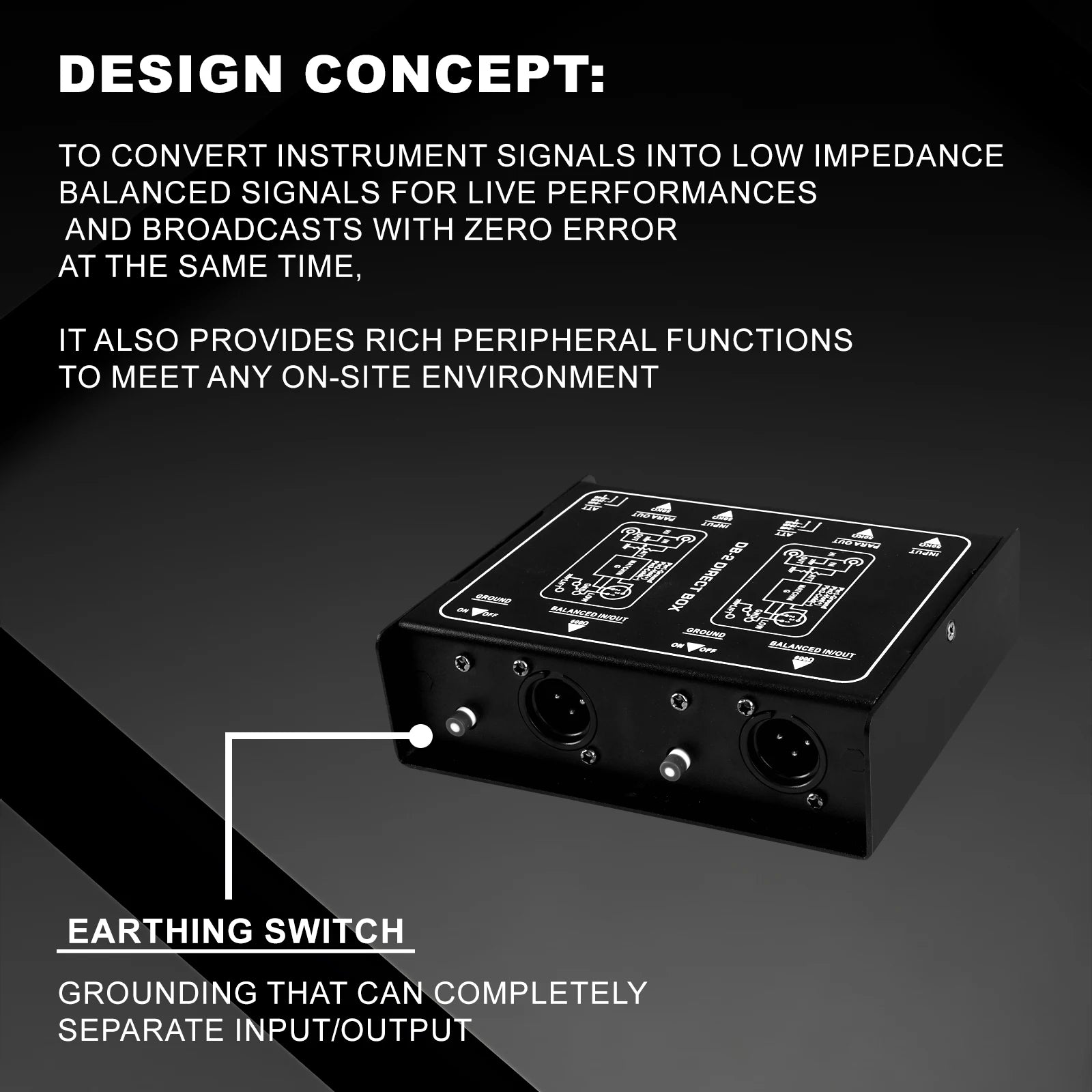 Dual-Channel Passive DI Box