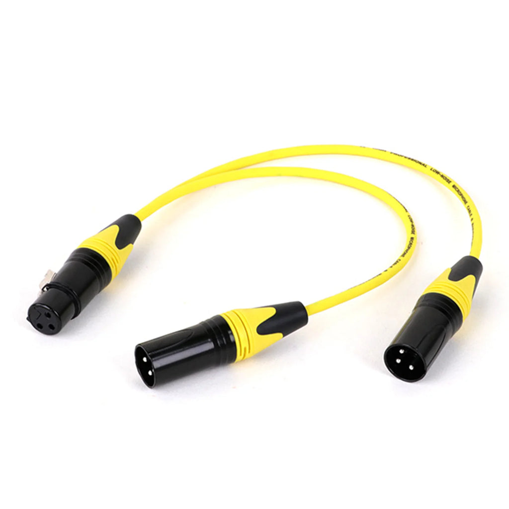 XLR Y-Splitter Cable (1x Female to 2x Male)