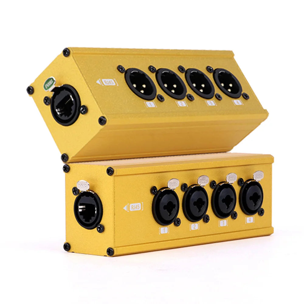 RJ45 to 4-Channel XLR/DMX Extender