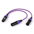 XLR Y-Splitter Cable (1x Female to 2x Male)