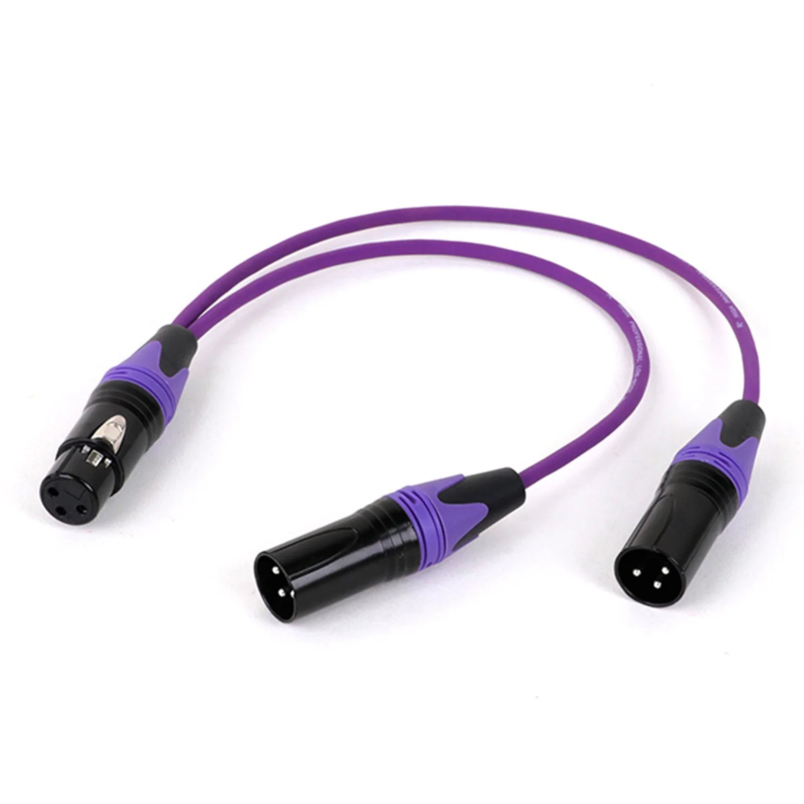 XLR Y-Splitter Cable (1x Female to 2x Male)