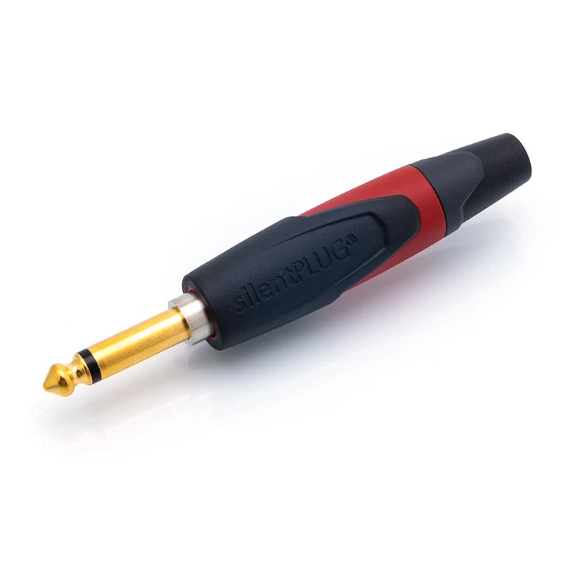 Neutrik silentPLUG 1/4" TS Instrument Plug (Straight / Right-Angle)