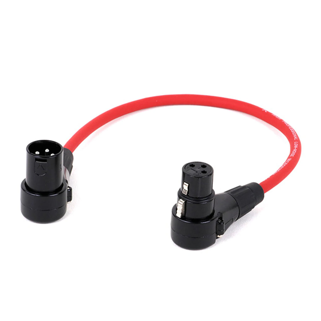Right Angle XLR Cable (3-Pin Male to Female)