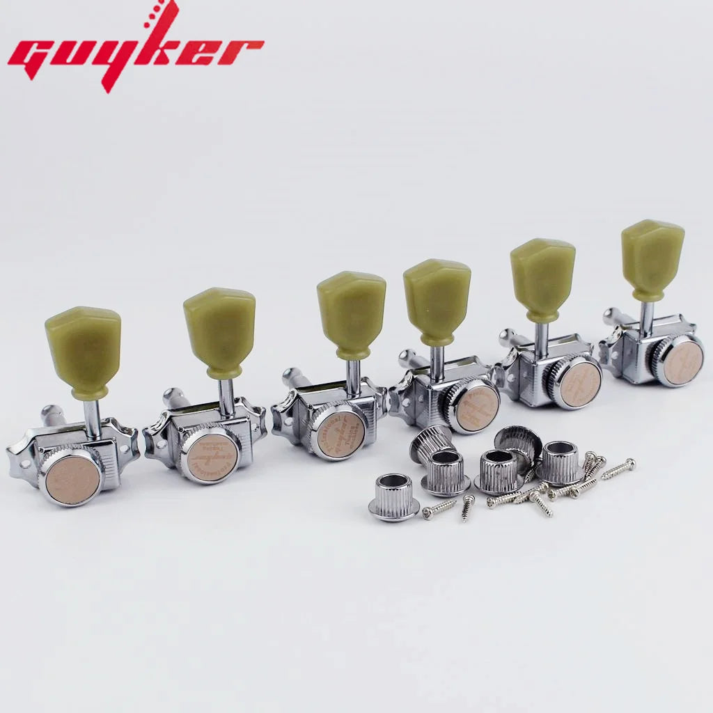 GUYKER 3R + 3L Locking Vintage Guitar Tuners