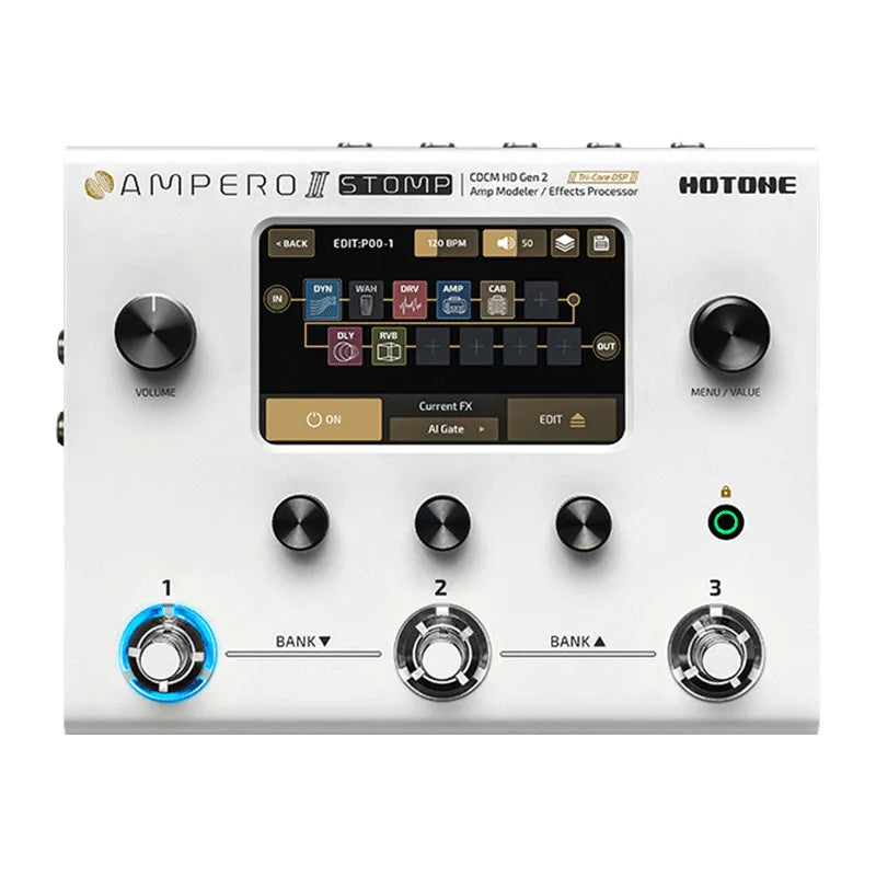 Hotone Ampero II Stomp Multi-Effects Processor