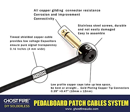 Ghost Fire SP-02 Solderless Pedalboard Cable Kit