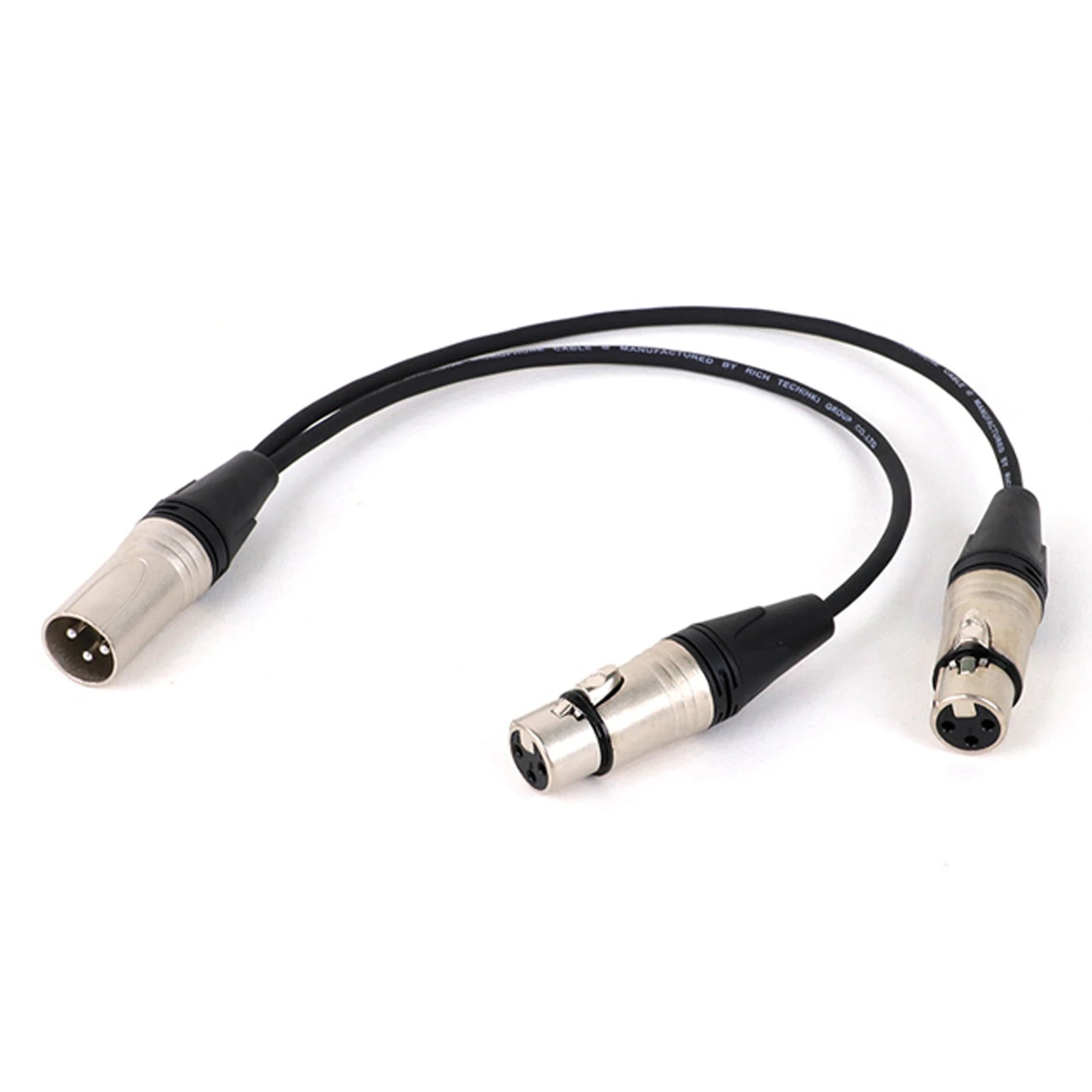 XLR Y-Splitter Cable (1 Male to 2 Female)