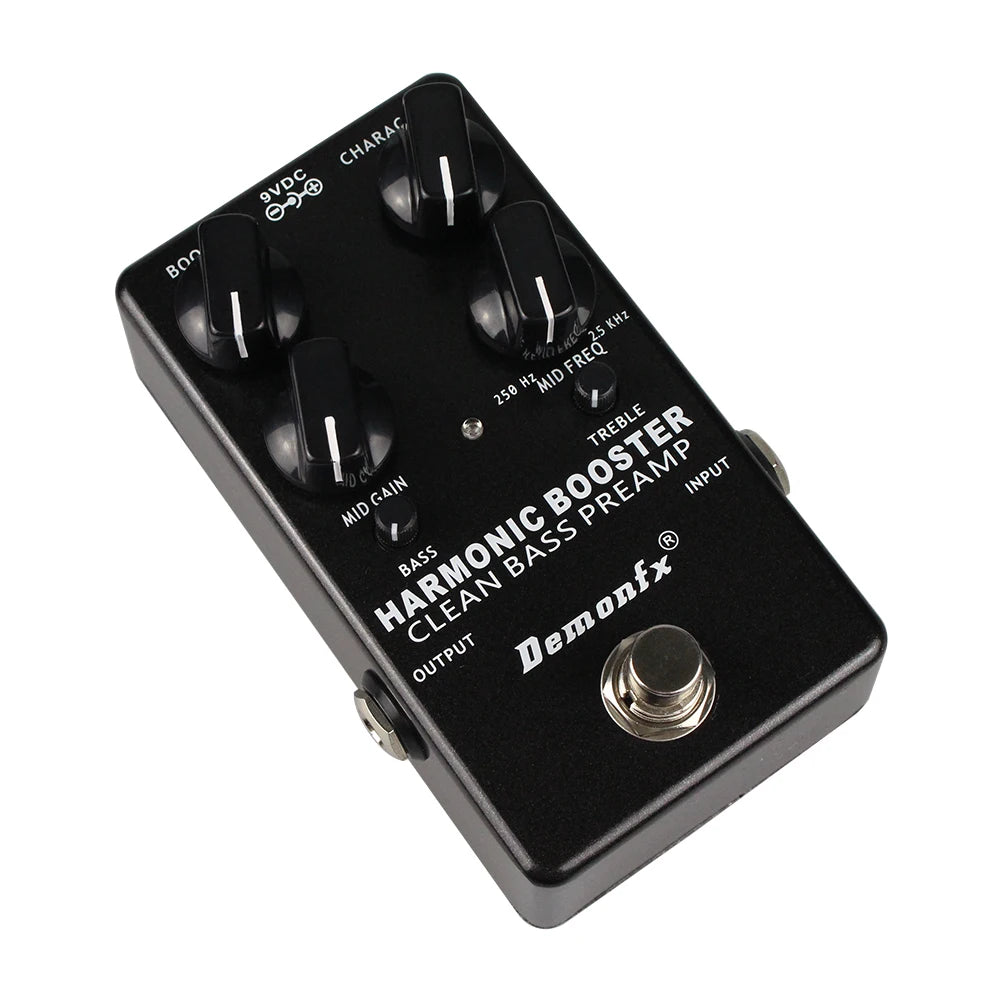 DemonFX Harmonic Booster Bass Preamp Pedal