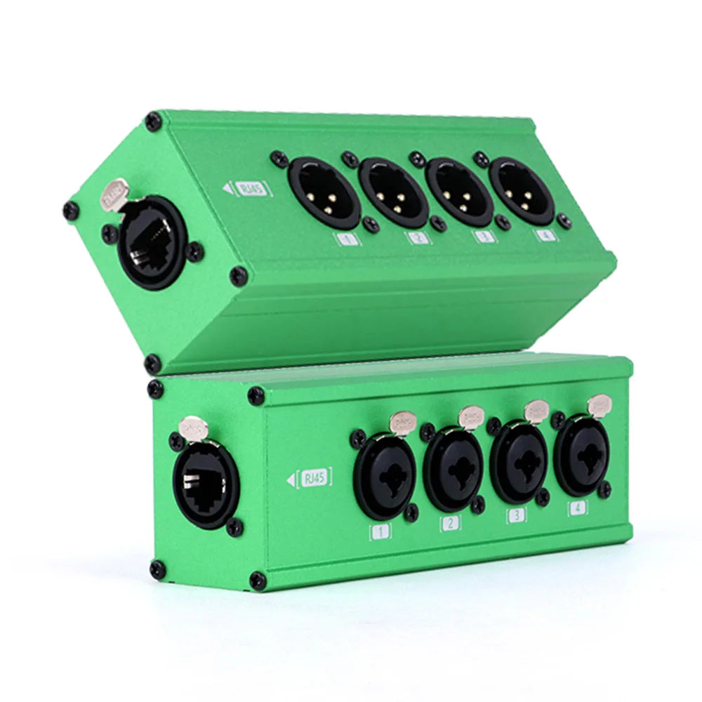RJ45 to 4-Channel XLR/DMX Extender