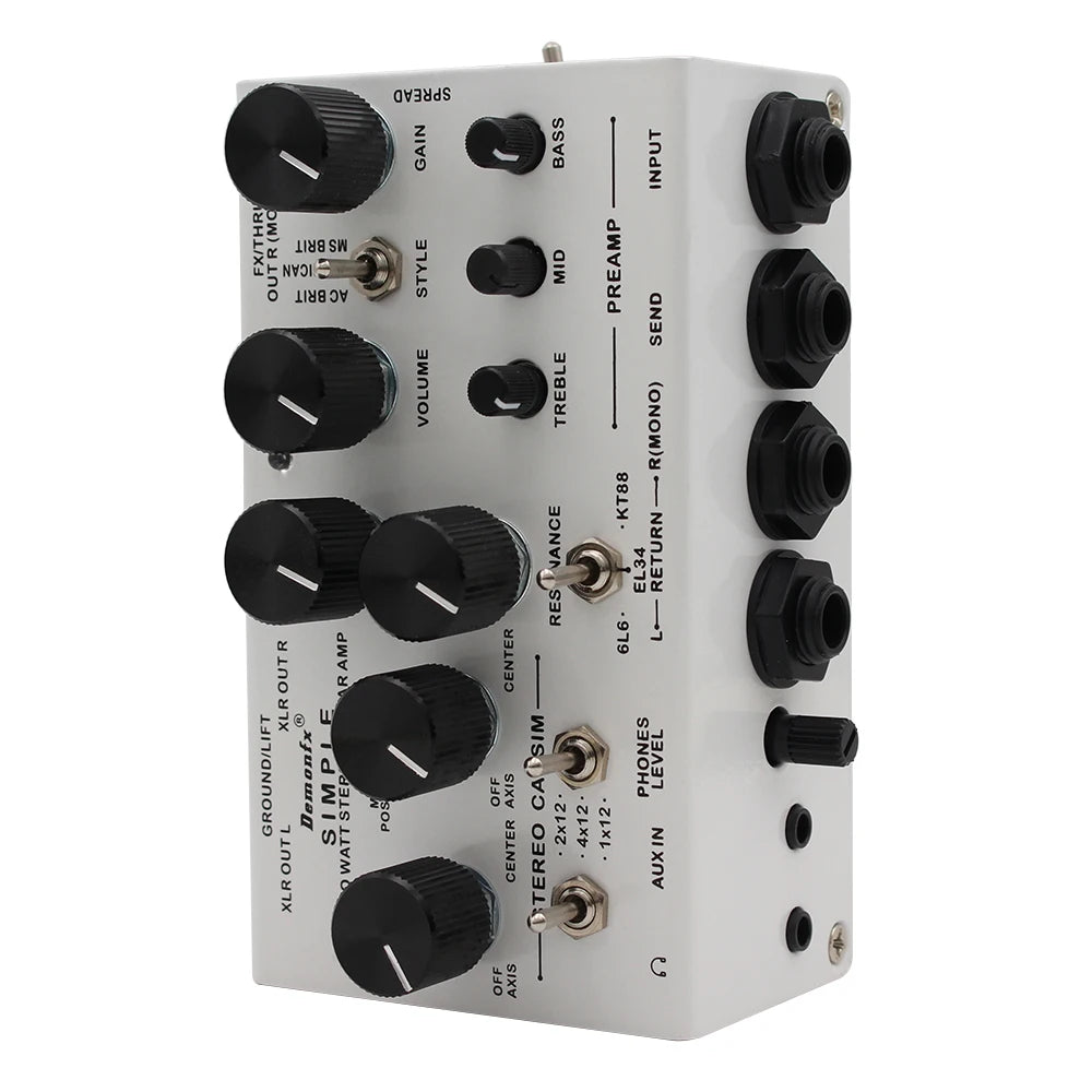 DemonFX SIMPLE Preamp & Cab Simulator Pedal