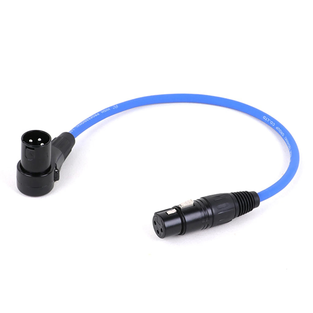 Right Angle XLR Microphone Cable (3-Pin)