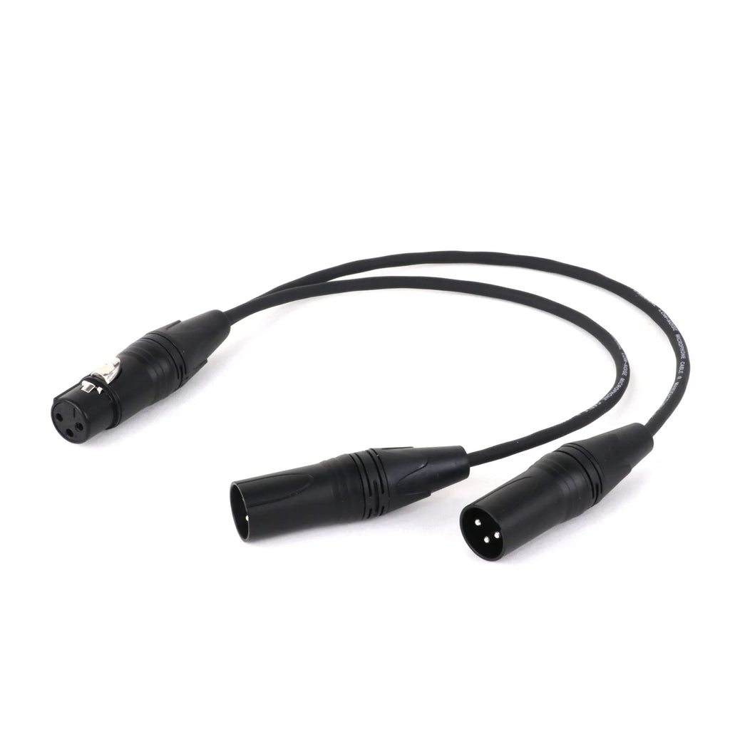 XLR Y-Splitter Cable (1x Female to 2x Male)