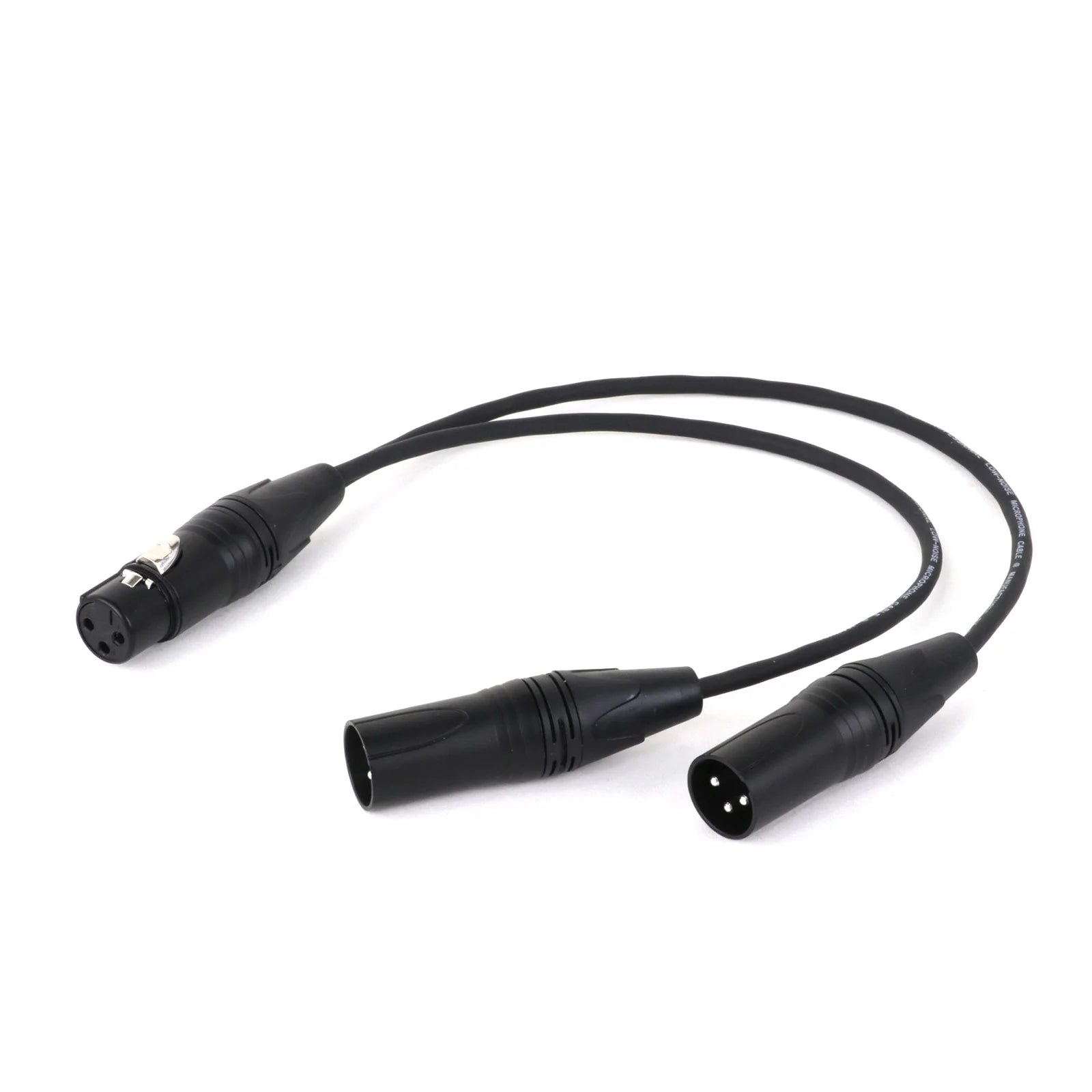 XLR Y-Splitter Cable (1x Female to 2x Male)