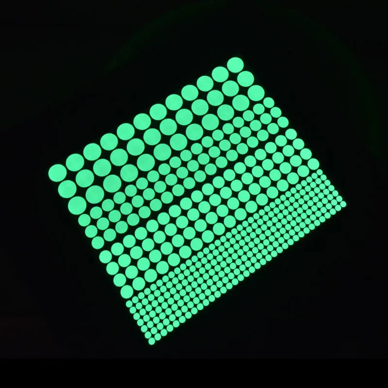 0.5 cm self-adhesive glow markers for darker stages and low-light playing