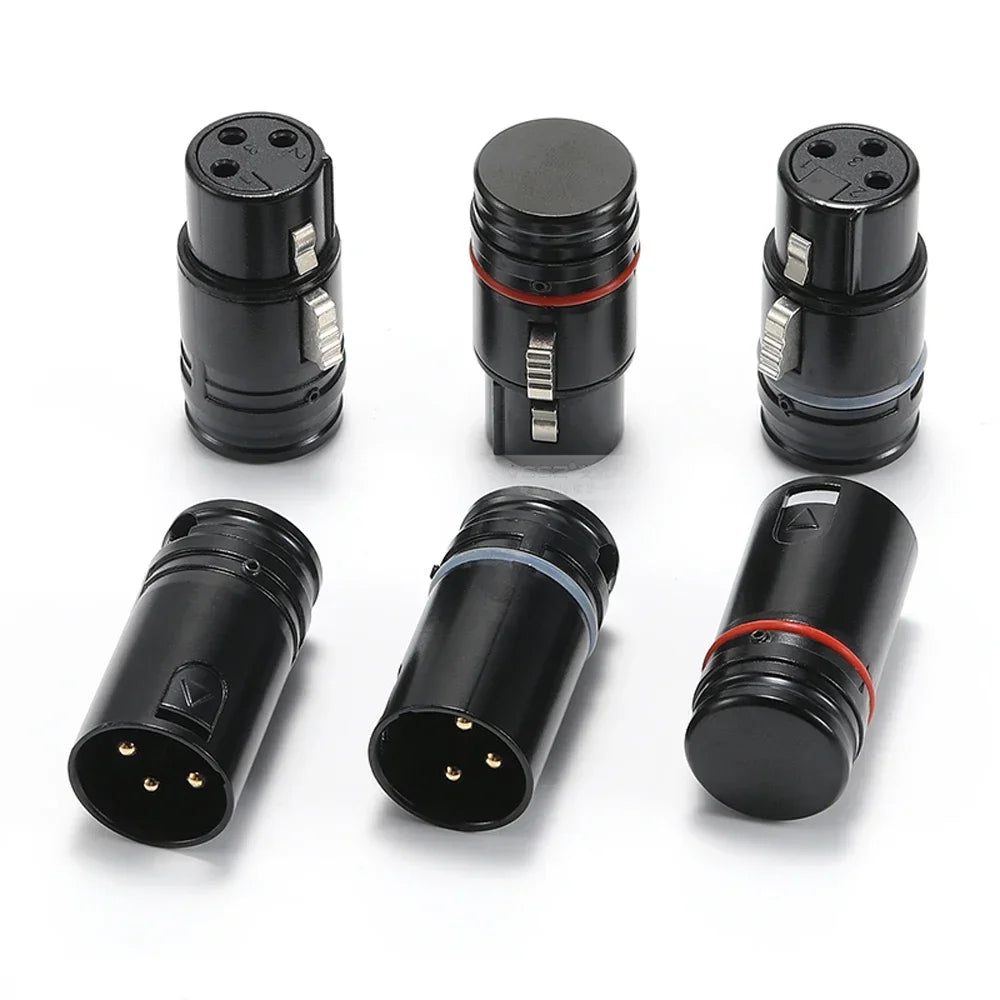AVSSZ Low Profile Right Angle XLR Connector