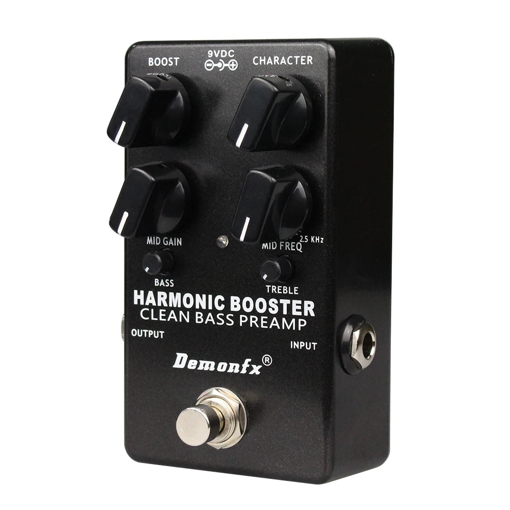 DemonFX Harmonic Booster Bass Preamp Pedal