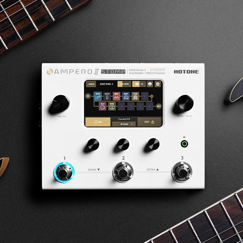 Hotone Ampero II Stomp Multi-Effects Processor