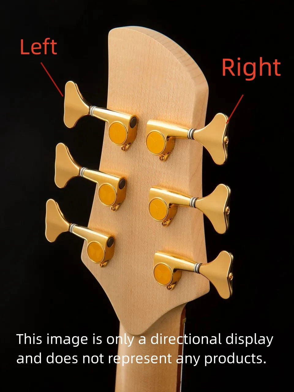 GUYKER Golden Open Frame Bass Tuners