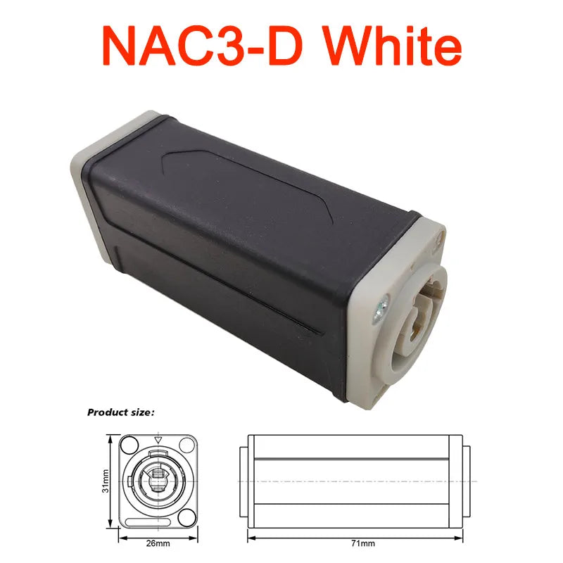 CNMAWAY Powercon AC Coupler Adapter