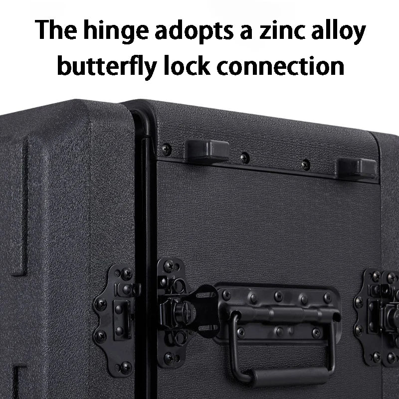 PE Audio Equipment Case (2U–6U, 260mm / 390mm Depth)
