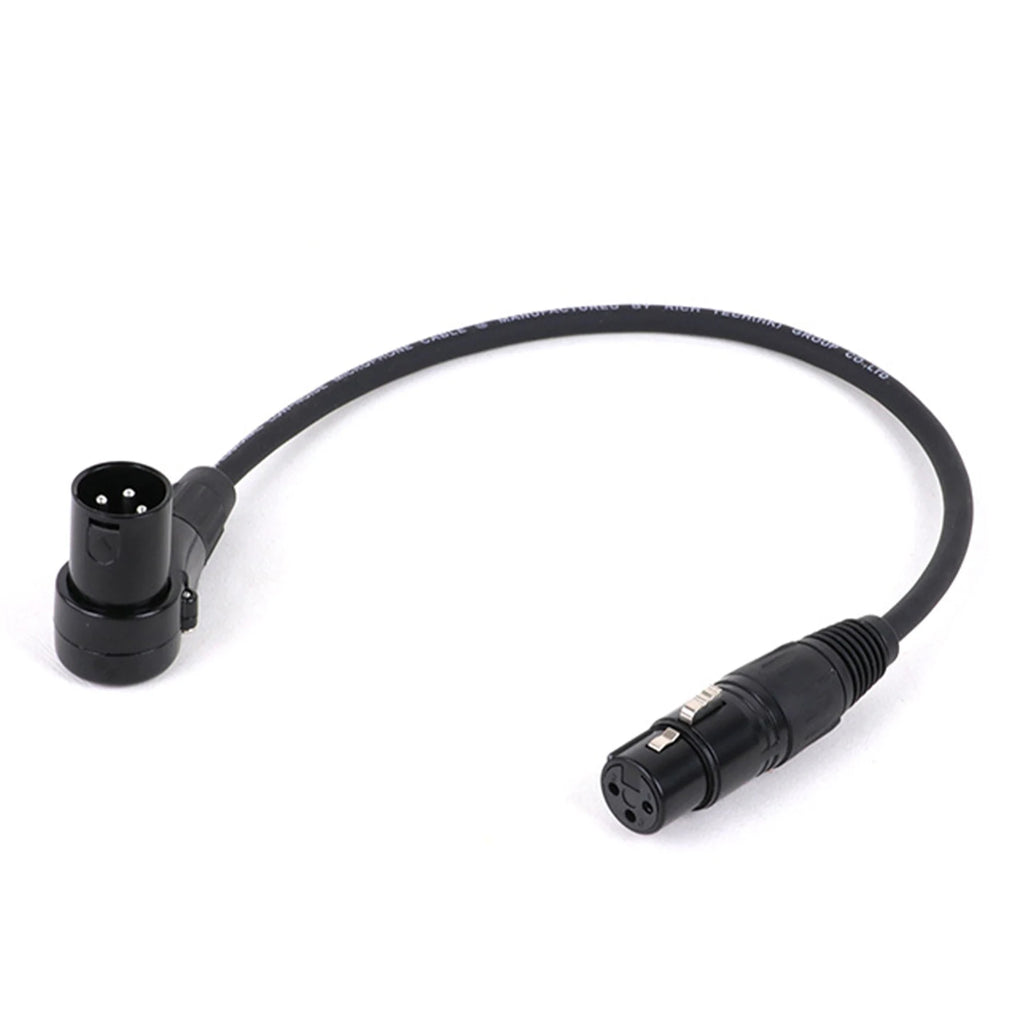 Right Angle XLR Microphone Cable (3-Pin)