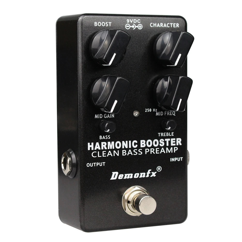DemonFX Harmonic Booster Bass Preamp Pedal