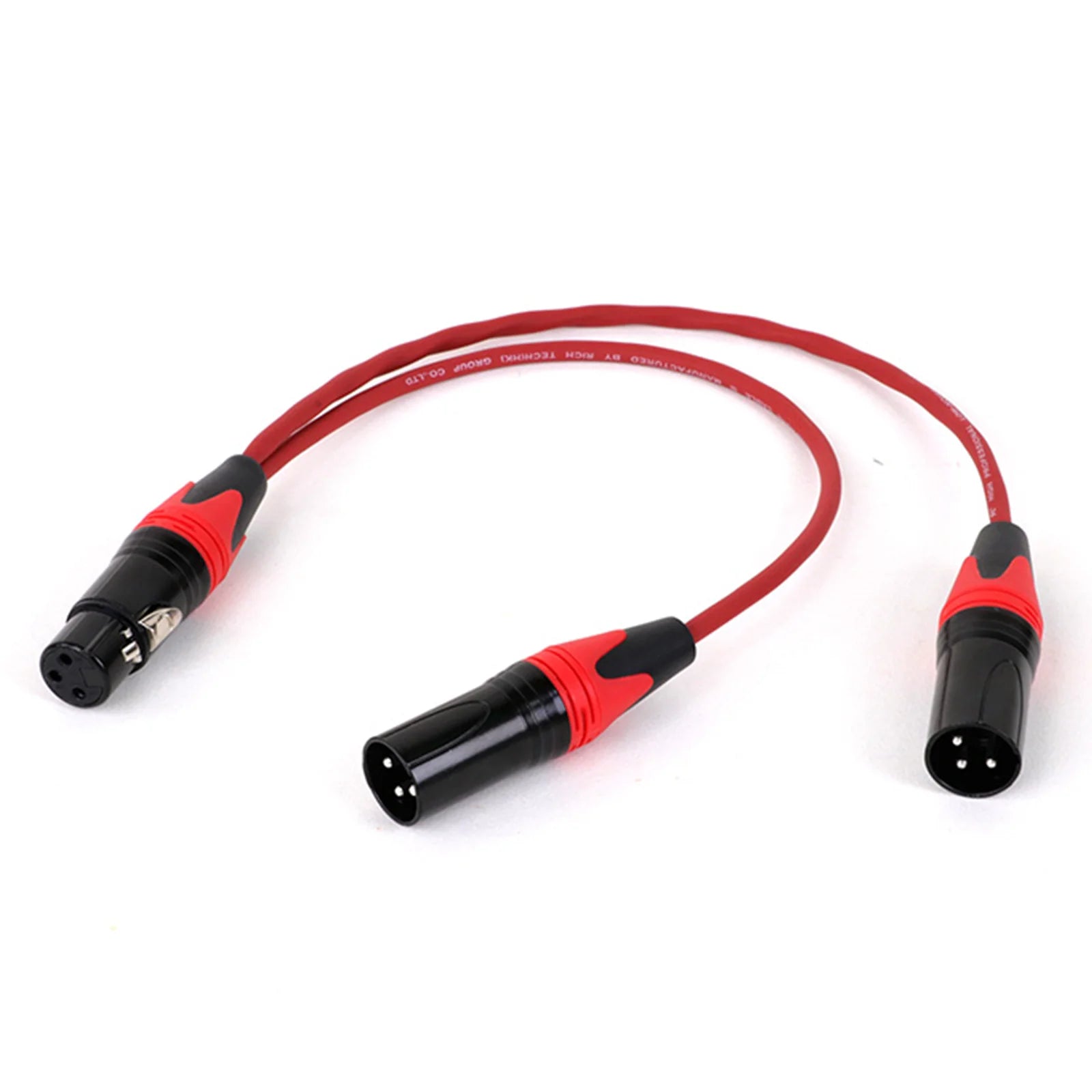 XLR Y-Splitter Cable (1x Female to 2x Male)
