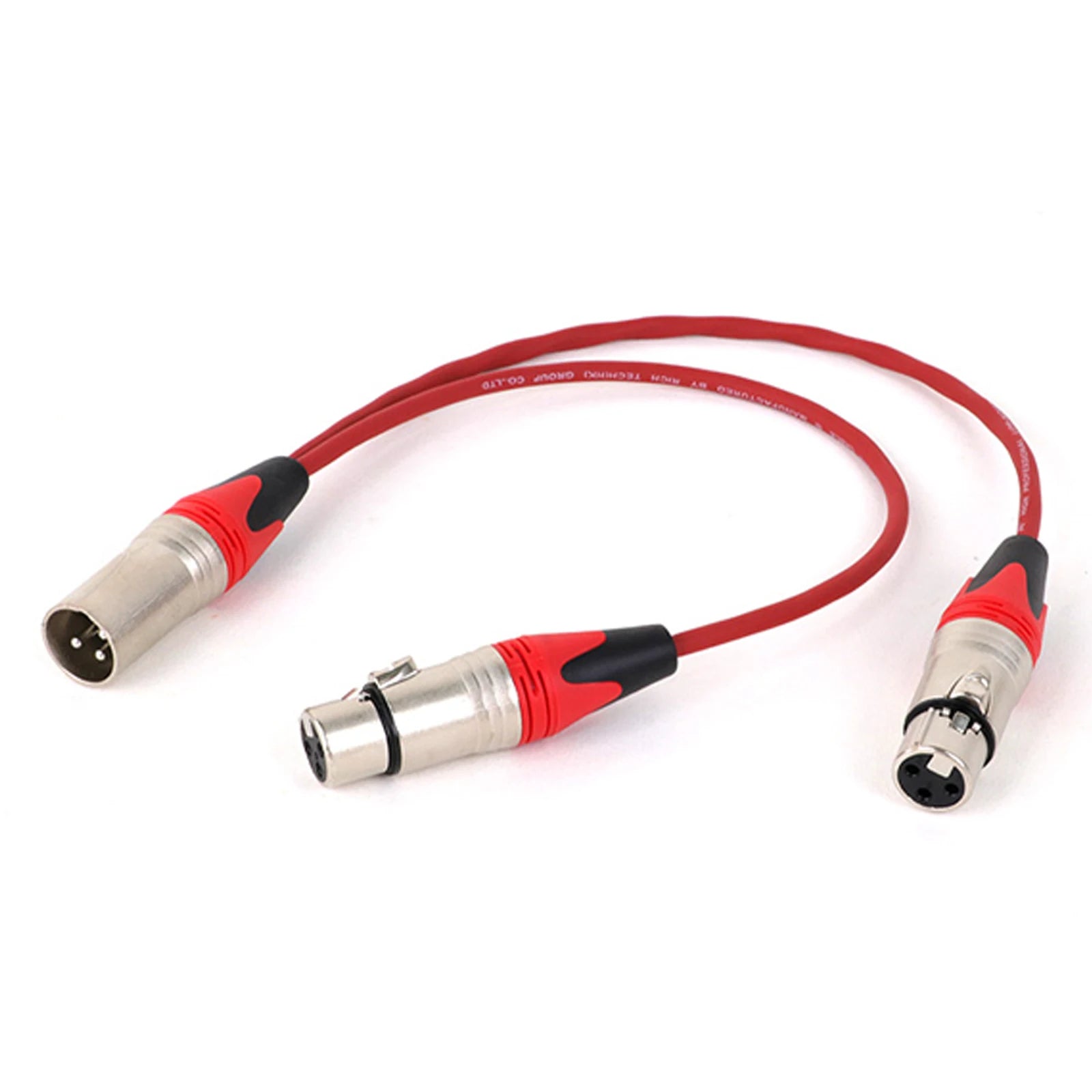 XLR Y-Splitter Cable (1 Male to 2 Female)