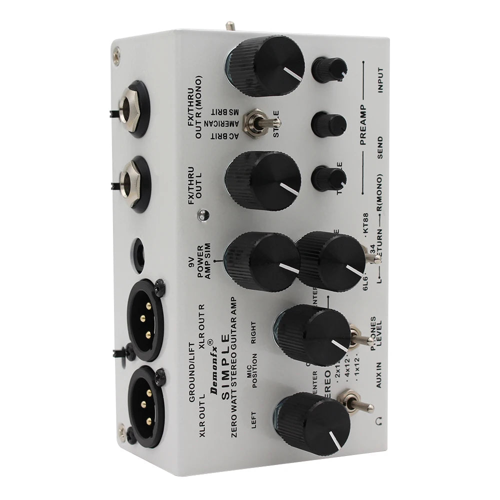 DemonFX SIMPLE Preamp & Cab Simulator Pedal