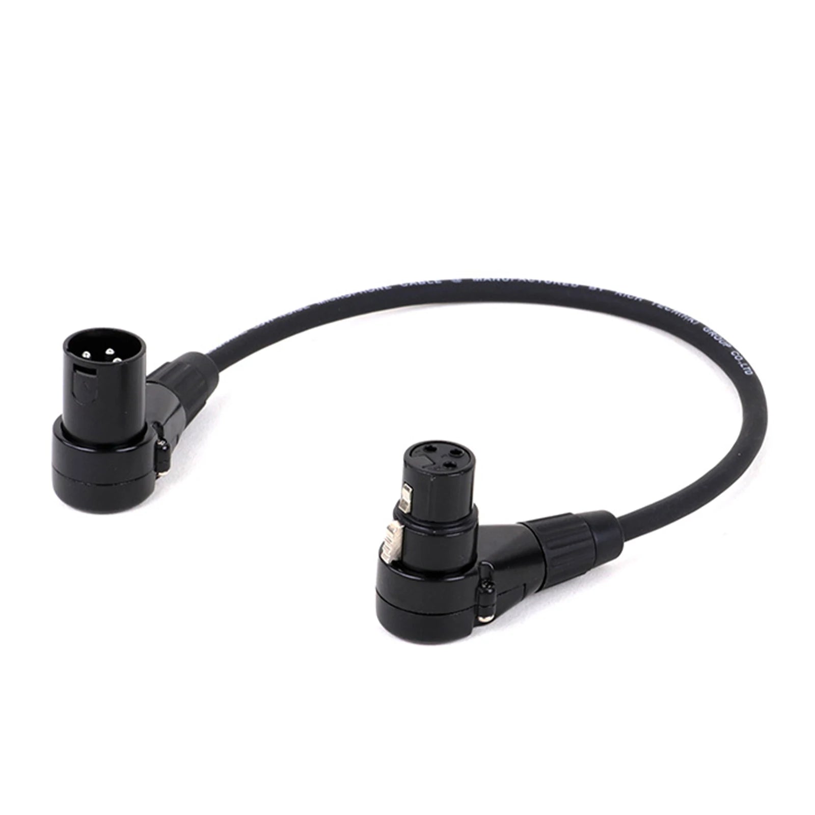 Right Angle XLR Cable (3-Pin Male to Female)