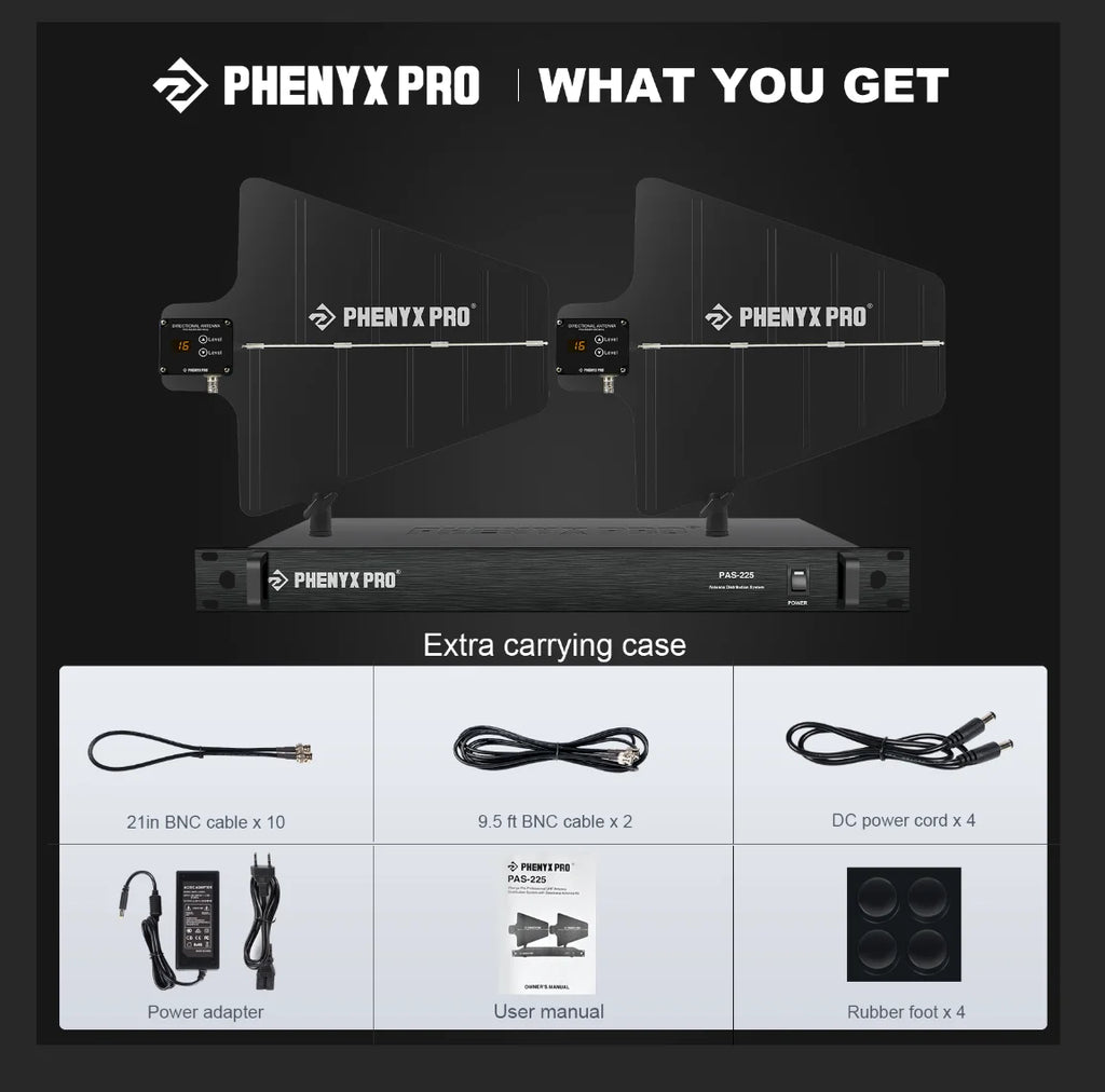Phenyx Pro PAS-225X Antenna Distribution System Bundle