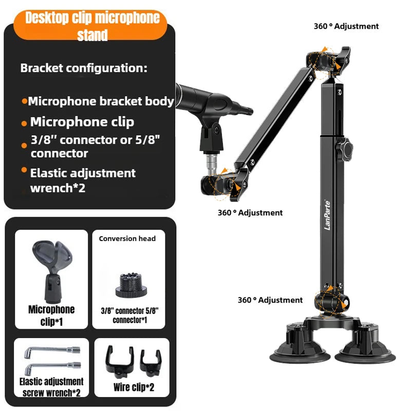 Lanparte DSM-01 Adjustable Microphone Boom Arm