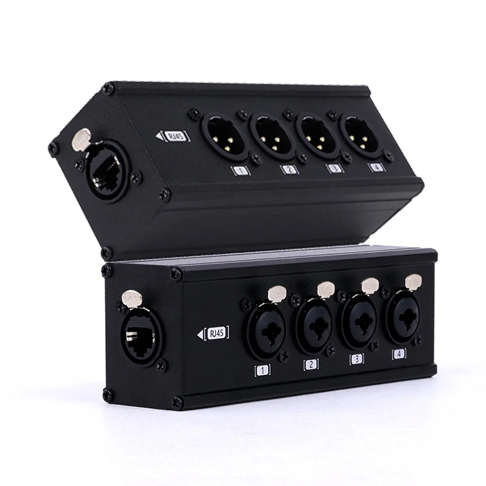 RJ45 to 4-Channel XLR/DMX Extender