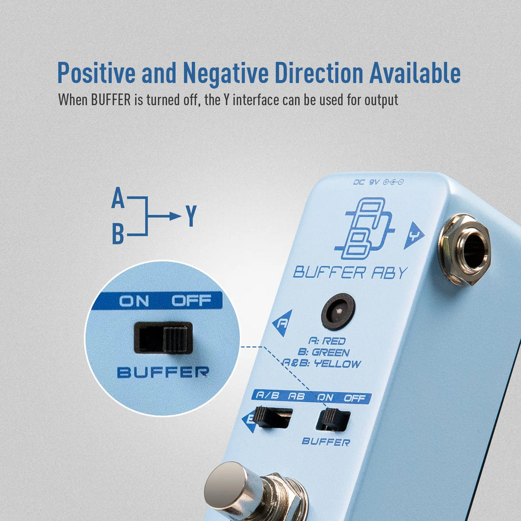 SONICAKE Buffer ABY Line Selector Pedal