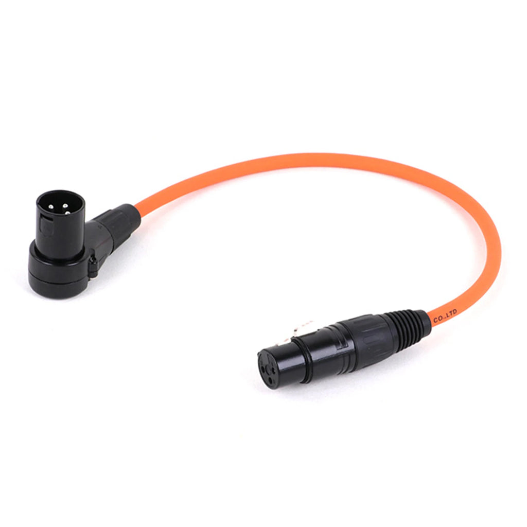Right Angle XLR Microphone Cable (3-Pin)