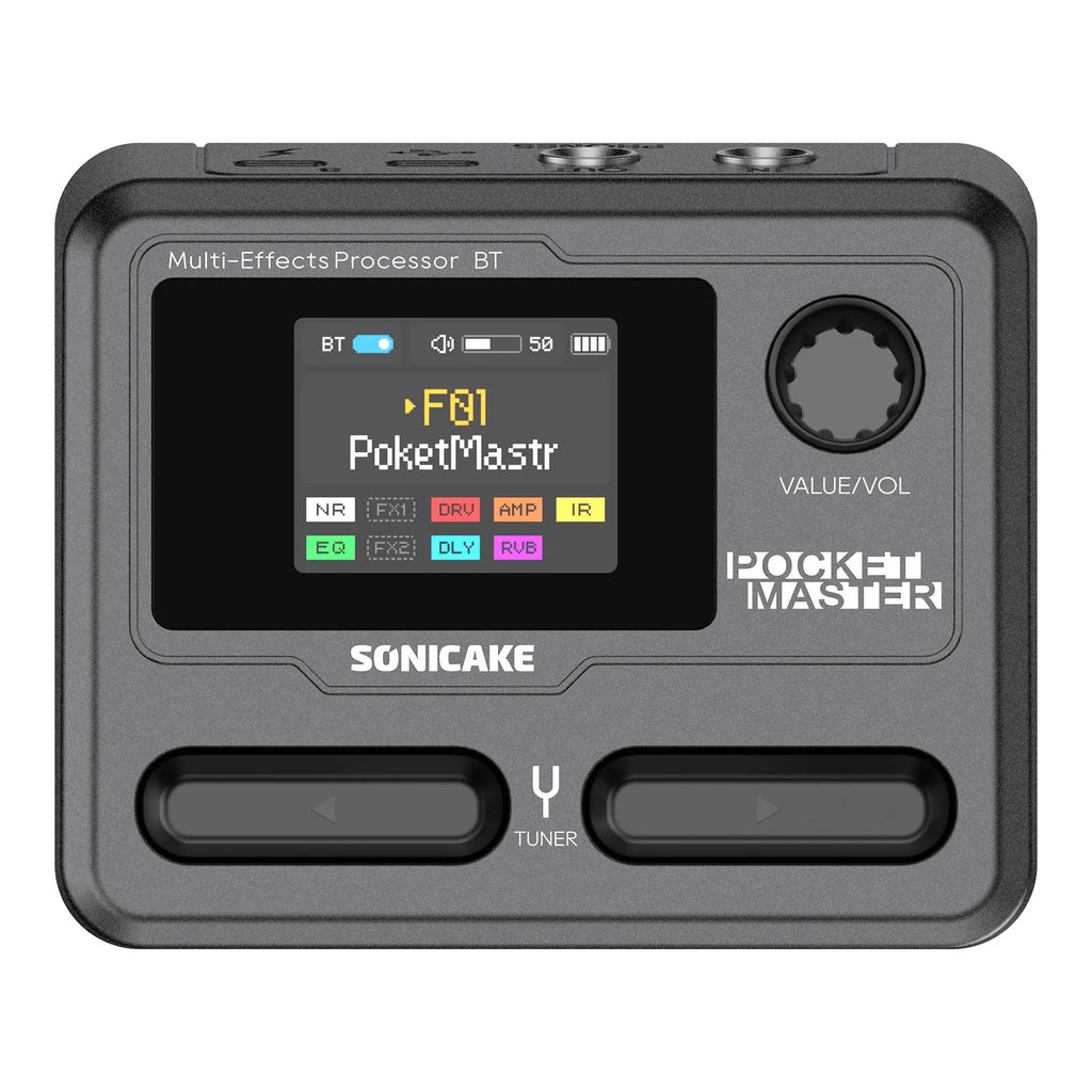 SONICAKE Pocket Master Mini Multi-Effects Pedal (QME-10)